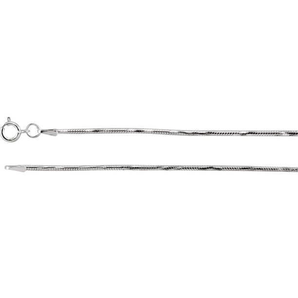 Jewels By Lux 925 Stamped Sterling Silver 5mm Wire Cable Chain Jewels By Lux 925 Stamped Sterling Silver 5mm Wire Cable Chain